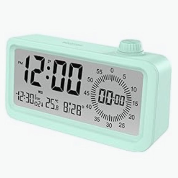 All-in-One Multifunctional Digital Alarm Clock -Time Manager Clock - LED Display - Picture 1 of 9